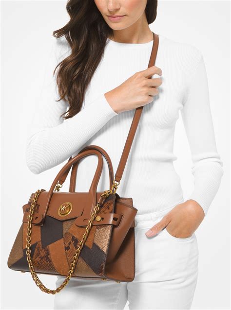 michael kors carmen patchwork bag|Michael Kors convertible shoulder bag.